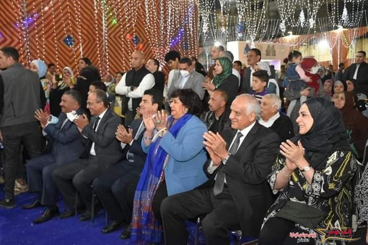 عبد الدايم ومدير عام الايسيسكو ومحافظ الجيزة يفتتحون معرض فيصل العاشر للكتاب