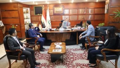 سعفان يبحث التعاون المشترك مع وفد "هواوي مصر"