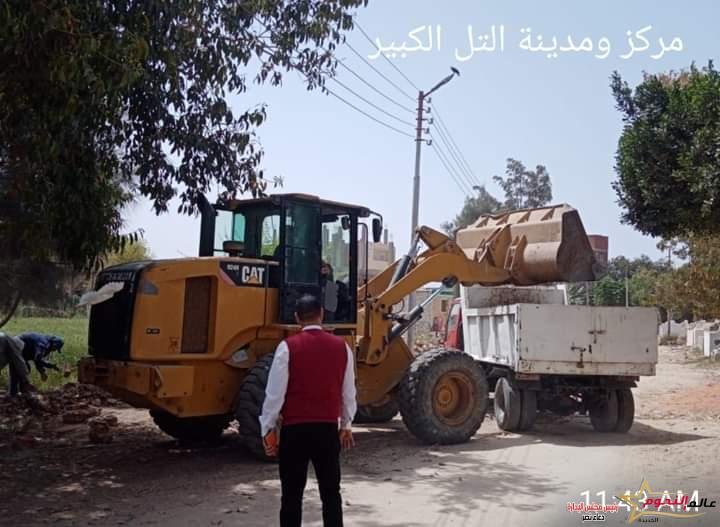 الوحدات المحلية تواصل أعمالها برفع مخلفات تقدر حمولاتها بحوالى ٤١٤٠.١ طن خلال الأسبوع الماضى