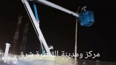 بشارة: يوجه بتكثيف أعمال الإنارة بالمراكز والمدن وتغطية كافة المناطق المحرومة  