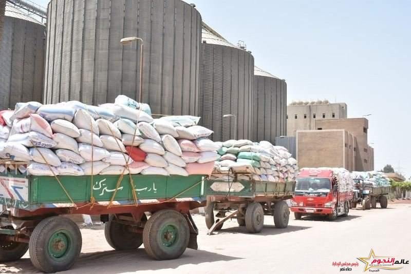 غراب : يتفقد شونة بنك التنمية والإئتمان الزراعى بالنخاس وصومعة مطاحن شرق الدلتا بمدينة الزقازيق التنمية