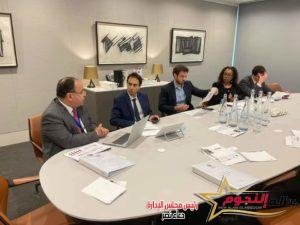 وزير المالية يجري لقاءات مع ممثلي بنك «مورجان ستانلى» وبنك «أوف أمريكا» وبنك «أوف نيويورك» بلندن 3 وزير المالية يجري لقاءات مع ممثلي بنك «مورجان ستانلى» وبنك «أوف أمريكا» وبنك «أوف نيويورك» بلندن