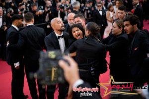 سجادة مهرجان "كان" السينمائي مكانا لتوجيه صرخات نجمات عالمية