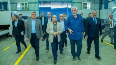مرسي يتفقد مشروع إعادة التمركز بشركة هليوبوليس للصناعات الكيماوية (مصنع ٨١ الحربي)