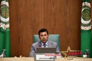 د .أشرف صبحي يتسلم رئاسة الدورة ٤٥ لمجلس وزراء الشباب والرياضة العرب