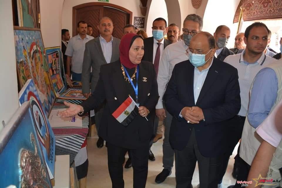 شعراوي والعناني ومحافظ البحيرة يستمعون لعرض حول تطوير مسار العائلة المقدسة بوادي النطرون
