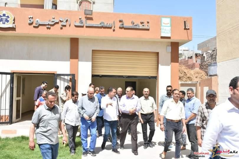 غراب يزور مدينة الحسينية ويتفقد لجان إمتحانات الدبلومات الفنية التجارية ومجمع الخدمات ونقطة الإسعاف 5 غراب يزور مدينة الحسينية ويتفقد لجان إمتحانات الدبلومات الفنية التجارية ومجمع الخدمات ونقطة الإسعاف