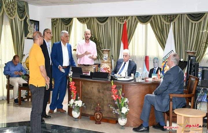 فودة يتابع مع المجموعة الاقتصادية والمشروعات موقف استعداد استضافة مؤتمر التغيرات المناخية ومشروعات الخطة الاستثمارية