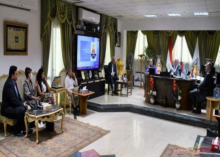 فودة يبحث مع فريق عمل شركة شنايدر اليكتريك سبل التعاون في اطار الاستعداد لاستضافة مؤتمر قمة المناخCOP 27