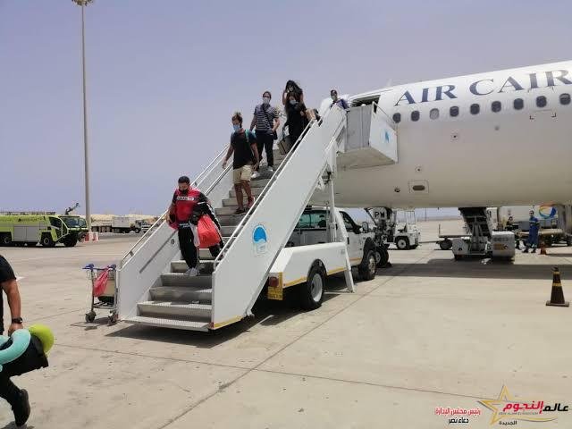 مطار مرسى علم الدولى يستقبل اليوم 20 رحلة طيران دولية