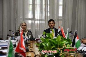 "صبحي" يترأس اجتماع المكتب التنفيذى لمجلس وزراء الشباب والرياضة العرب