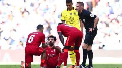 إصابة محمد صلاح وخروجه أمام تشيلسي بـ نهائي كاس الاتحاد الإنجليزي