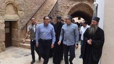 رئيس الوزراء يتفقد مشروع تطوير منطقة وادي الدير بسانت كاترين