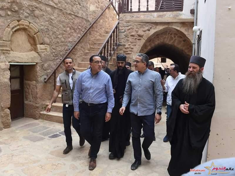 رئيس الوزراء يتفقد مشروع تطوير منطقة وادي الدير بسانت كاترين