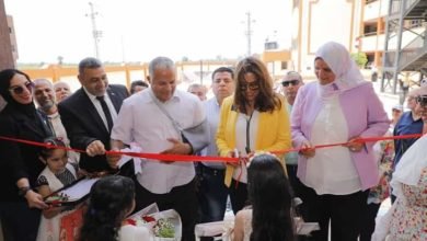 محافظ دمياط تفتتح مدرسة كرم ورزوق الابتدائية