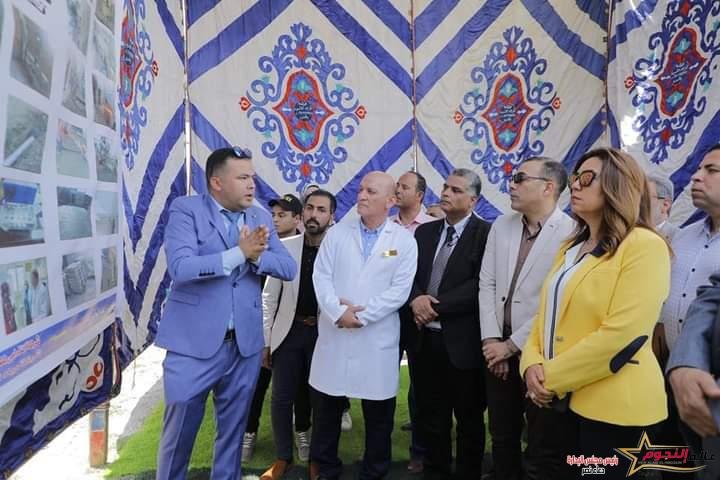 عوض تفتتح مبنى بنك الدم وقسمى العناية المركزة والحضانات بمستشفى السرو المركزى