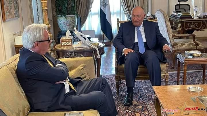 شكري يستقبل المبعوث الأممي لعملية السلام في الشرق الأوسط