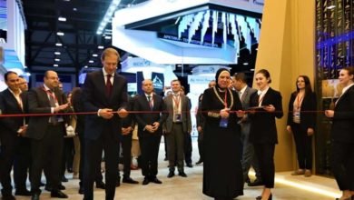 وزيرة التجارة والصناعة تفتتح الجناح المصرى ضيف شرف فعاليات منتدى سانت بطرسبرج الدولى