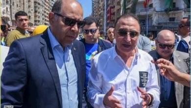 محافظ الإسكندرية يتابع معدلات ونسب إنجاز مشروع إنشاء نفق وكباري شارع ٤٥ بطريق الكورنيش