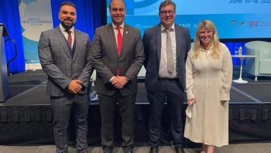  السبكي يلتقي مجموعة من الخبراء الدوليين في البنك الدولي في مجال النظم الصحية والتمويل الصحي