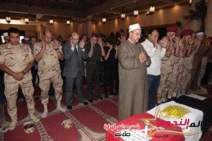 محافظ بني سويف يتقدم الجنازة العسكرية لشهيد القوات المسلحة العقيد أركان حرب" أسامة محمد عبد الحليم "