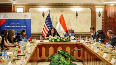 وزيرا العدل والتعاون الدولي يطلقان فاعلية مشروع تطوير المحاكم الاقتصادية بالتعاون مع الوكالة الأمريكية للتنمية الدولية