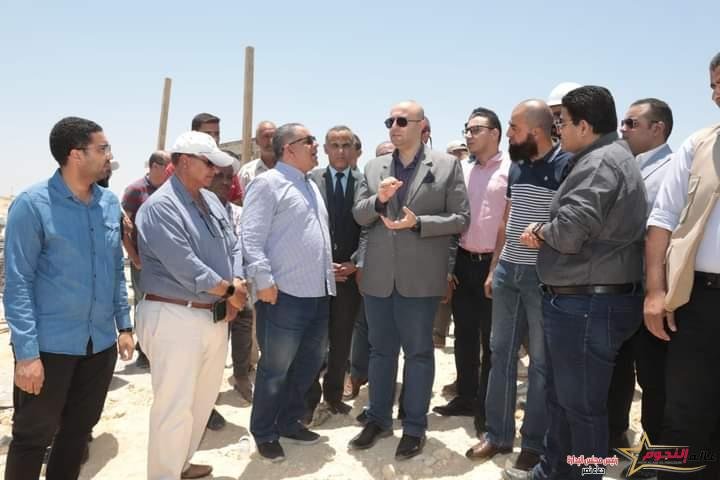 محافظ بني سويف يتفقد مشروع محطة معالجة بدنديل بطاقة 40 ألف م3/يوم لخدمة أكثر من 15 قرية في 3 مراكز