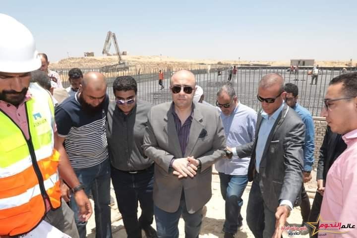 محافظ بني سويف يتفقد مشروع محطة معالجة بدنديل بطاقة 40 ألف م3/يوم لخدمة أكثر من 15 قرية في 3 مراكز