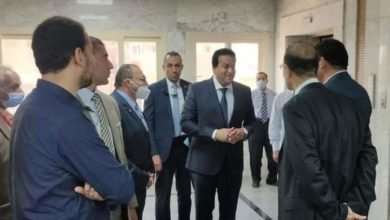 عبد الغفار يتفقد المعامل البحثية والمقر الإقليمى لامتحانات زمالة الجمعية الملكية الإنجليزية الطبية بمعهد بحوث أمراض العيون