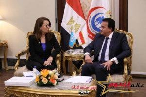 القائم بأعمال وزير الصحة يستقبل المدير التنفيذي لمكتب الأمم المتحدة المعني بالمخدرات والجريمة