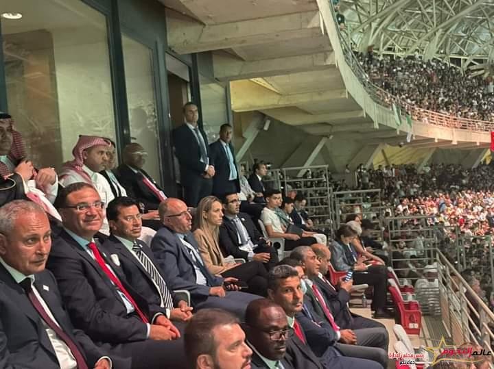 صبحي يشهد حفل افتتاح دورة ألعاب البحر المتوسط بالجزائر 