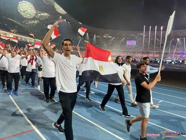 صبحي يشهد حفل افتتاح دورة ألعاب البحر المتوسط بالجزائر 