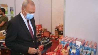 الهجان يتفقد معارض ”أهلاً بالعيد” بمنطقة كفر الجزار وشارع فريد ندا بمدينة بنها