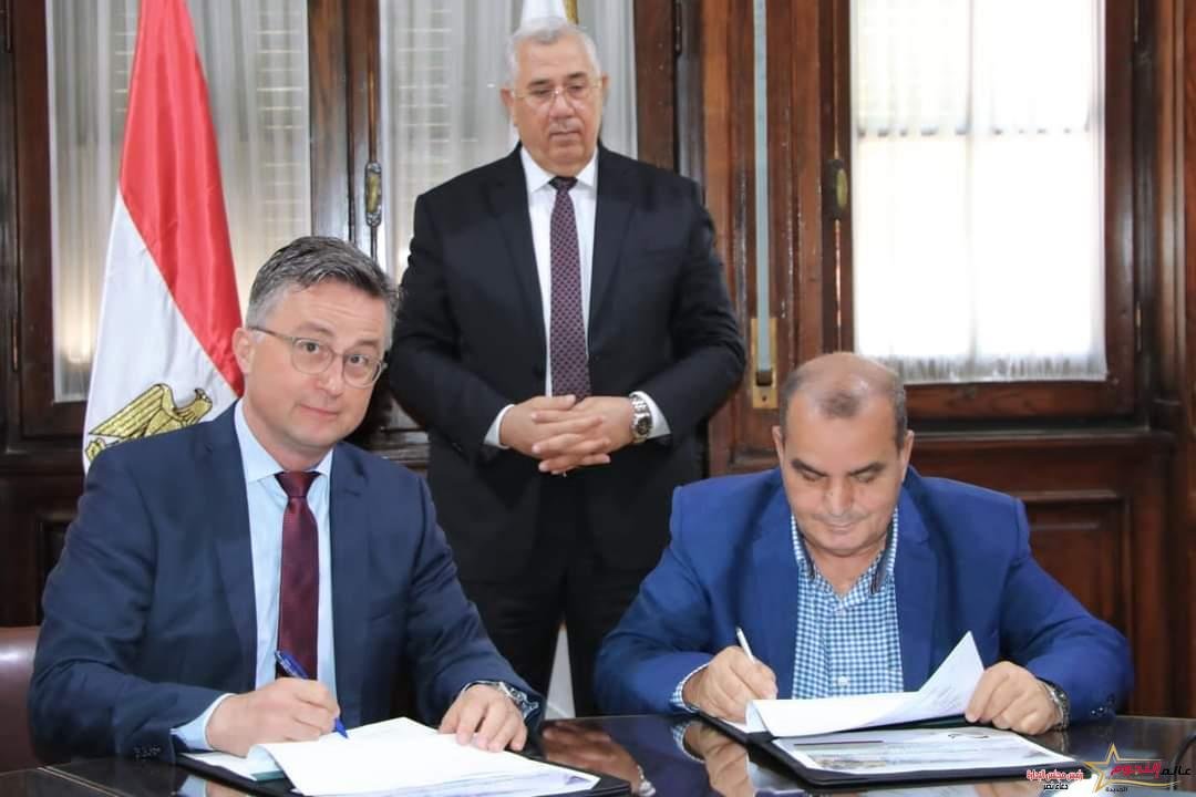 وزير الزراعة يبحث مع الوكالة الألمانية (Giz) التعاون في مجال تطوير الري والإرشاد الزراعي 