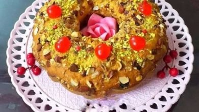كيك بالمكسرات ... مقدمة من الشيف: شوشو عرابي