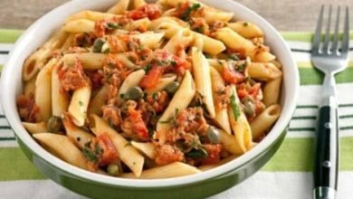 مكرونة بالتونة ... مقدمة من الشيف: نيفين عبد العزيز