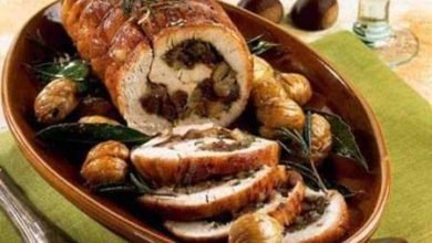 رول الدجاج باللحم المفروم ... مقدم من: مطبخ عالم النجوم