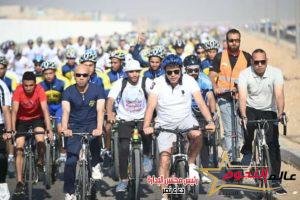 وزير الرياضة يقود ماراثون دراجات العاصمة الإدارية الجديدة وسط مشاركة ٢٥ ألف شاب وفتاة من مختلف محافظات الجمهورية