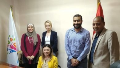 إيمان كريم تستقبل المدير القطري لمؤسسة هانديكاب انترناشيونال