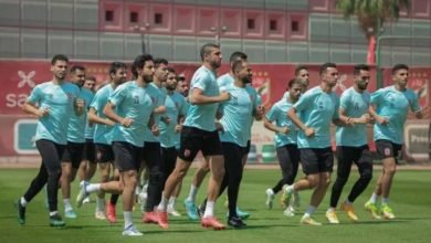 الأهلي يواصل تدريباته اليوم استعدادًا لمباراة المحلة