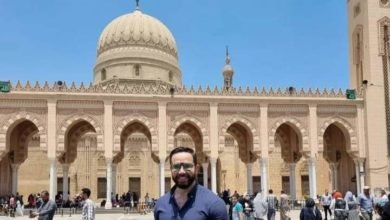 تامر شلتوت :مسجد السيد البدوي كان نفسي من زمان أزور طنطا ومسجد الشيخ أحمد