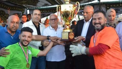 محافظ بورسعيد يشهد نهائي بطولة دوري منطقة بورسعيد للكرة الشاطئية