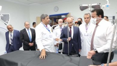 وزير التعليم العالي يتفقد المستشفى الجامعي بالعاشر من رمضان 