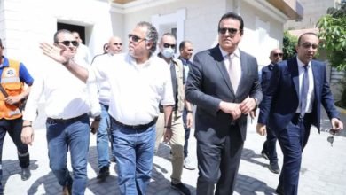 عبد الغفار يتفقد مبنى فرع هيئة الإسعاف بالإسماعيلية