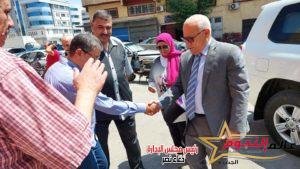 محافظ بورسعيد يتفقد غرفة عمليات إمتحانات الثانوية العامة بديوان المديرية