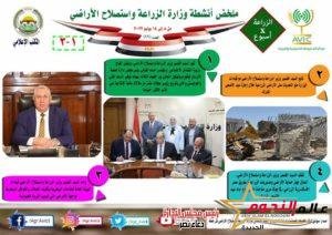 "الزراعة في أسبوع" نشرة الحصاد رقم ٩٩ لأنشطة الوزارة في الفترة من ٨ وحتى ١٤ يوليو الجاري