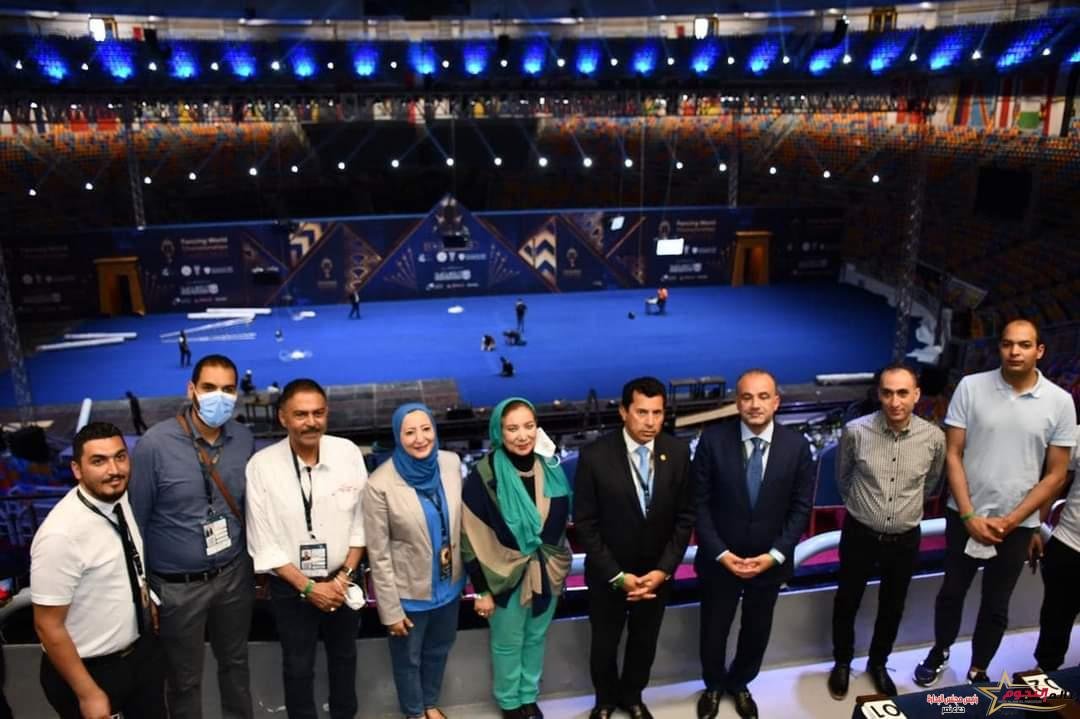 صبحي يتفقد منافسات بطولة العالم للسلاح باستاد القاهرة ويطمئن علي الإجراءات التنظيمية 1 صبحي يتفقد منافسات بطولة العالم للسلاح باستاد القاهرة ويطمئن علي الإجراءات التنظيمية
