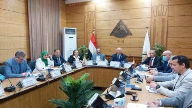 سوسه يناقش تفاصيل أستعدادات تشغيل جامعة بنها الأهلية بالعبور لاستقبال الطلاب الجدد