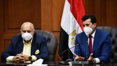 صبحي: يلتقي بعثة منتخب الاولمبياد الخاص لكرة القدم النسائية الموحدة قبل سفرها لأمريكا للمشاركة بكأس العالم