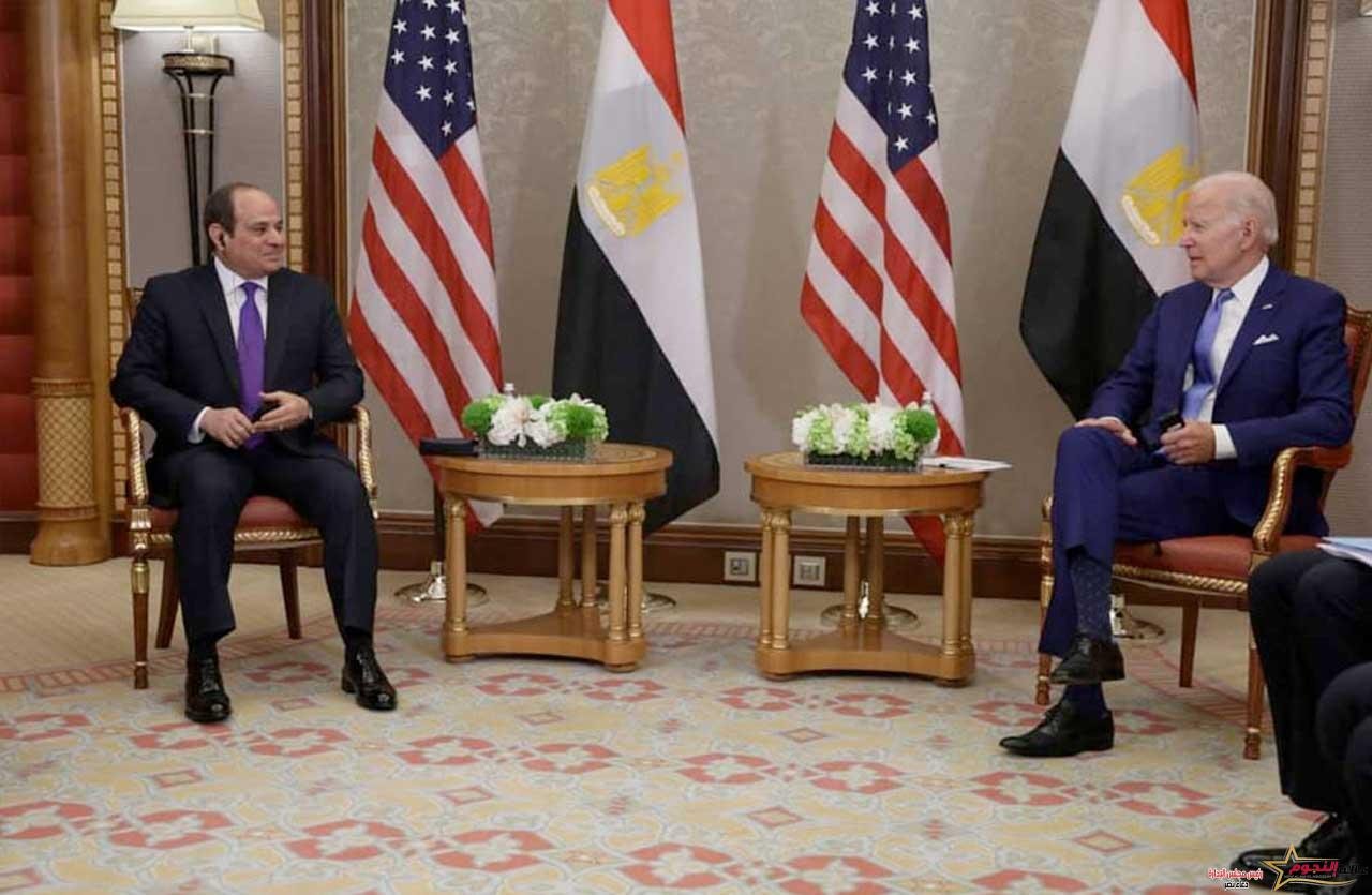 السيسي يلتقي مع جو بايدن في جدة 2 السيسي يلتقي مع جو بايدن في جدة